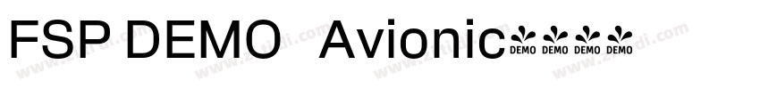 FSP DEMO   Avionic字体转换